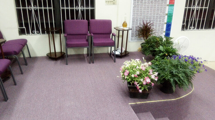 Quality Church Chairs Installation In Bahamian Church